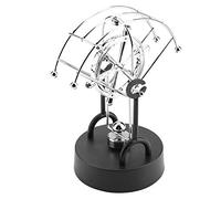 Fabater Perpetual Motion Machine Desk Decor, Electronic Shake Wiggle Device Kinetic Art Craft Ornament, Battery Powered Swinging Kinetic Toy for Office Desk Home (B101)