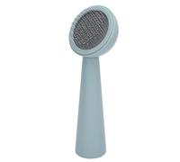 Fabater Pet Deshedding Brush Comfortable Grip Deep Cleaning Power for Long and Short Hair Cats Dogs Pet Grooming Tool for Home Use 7x20cm (Green)
