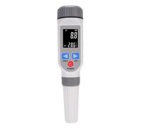 Fabater PH Meter Accurate Portable Red White Test Pen 0.05 Accuracy for Water Quality Testing Food Research