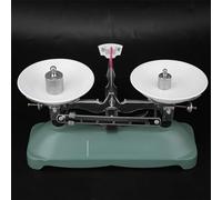 Fabater Physics Mechanical Balance Scale with Weight Kit, 100g/500g Set, Accurate Scale Teaching Equipment for Science Experiments, Durable Metal Bracket & Drop-Resistant Plastic (100g)