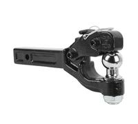 Fabater Pintle Hook Hitch 2 Inch Receiver, 16000lbs Pintle Hook with 2 Inch Trailer Ball for Car, SUV, Pickup, Truck, RV