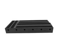 Fabater Plastic Pedalboard, Versatile Application, Guitar Effects Pedal for School Live Performance, 21.7 X 10.6 X 2.8 Inch
