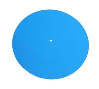Fabater Plate Player Mat Silicon Rubber Mat Reduce the Vibration for Clearer Sound, Compatible with All Standard Gymnastics (Blue)
