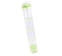 Fabater Plush Doll Storage Bucket of Visible Toy Memory Bucket for Playing Room Bedroom 38PCs Plastic Material (Green)