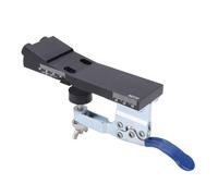 Fabater Pocket Hole Drill Guide with Drill Bit Positioning Ruler for Woodworkers 15 Degree Angular Hole Handbook for Craftsman Aluminum Alloy Material