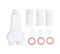 Fabater POE Splitter, 100Mbps Ethernet Cable Combiner/Splitter Kit, 2 Female to 1 Female POE Data Adapter, Run 2 IP Cameras on 1 Network Cable for Surveillance Security Monitoring