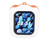 Fabater Portable LCD Earphones with APP Control, Built-in MP3 Player, Caller ID Display for Tech Enthusiasts (White)