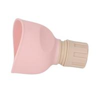 Fabater Portable Leakproof Urinal Funnel for Adults Kids Car Travel Reusable Pee Cup Potty for Camping Unisex Urination Tool (Pink)