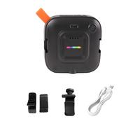 Fabater Portable Selfie Light, CRI 95+ 2700K-9000K Rechargeable LED Phone Light with Clip and 2 Cold Shoe Mount, 1200mAh Photography Lighting for Video, Makeup and Live Stream