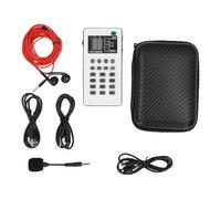 Fabater Portable Voice Changer, 9 Built in Effects 8 Voice Modes Live Sound Card with Mic, Headphones and RGB Light, Soundboard for Mobile Phone Computer Streaming Gaming