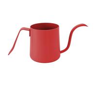 Fabater Pour the Coffee Boiler Portable Steel Leaflet Pot for Home Office Iron (Red)