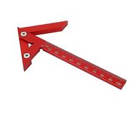 Fabater Precision 105 -mm Aluminum Alloy Line Lineal Lineal Measures the Writing Plant, Essential Center Finder for Woodworkers, Red