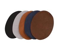Fabater Pu Leather Elbow Patches Repair Patches Iron Kit On Patch for DIY Patch, 10pcs in Oval Artificial Leather for Reinforcement and Decoration for DIY