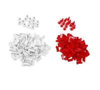 Fabater RC Car Drift Track Set, ABS Material 200 Fences 30 Cones Multiple Scale Compatibility, Field Fence Cones with Drift Track Layout for Indoor Outdoor Racing Events Kids 1/14 1/16