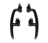 Fabater Rear Grab Bars, Passenger Safety Support Prevents Falls During Speed Changes Passenger Grab Handle, Pillion Bar with CNC Aluminum Alloy Anodized Finish for Z650 (Black)