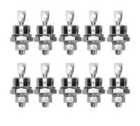 Fabater Recovery Diode Assembly Diode of Sustainable Iron Frame for the Engine Generator 10pcs Efficient Performance Improved Reliability (ZX85-12 Positive Pole)