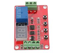Fabater Red DVB01 Digital Window Voltage Comparator, DC 0-100V Voltage Measurement Module, 5 Selectable Functions with Adjustable Upper/Lower Limits, 0-99.9S Delay Pull-In & Pull-Off, (24V)