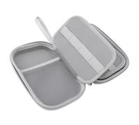 Fabater Reeds Carrying Case for Saxophone Clarinet - EVA Reeds Storage Box, 20 Pieces Capacity, Portable Alto Sax Holder with Mesh Pocket (Gray)