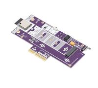 Fabater Remote Startup PCIe 5.0 to M.2 NVMe Adapter Card 128Gbps Data Transfer for Efficient Home NAS and Server Setup Rugged Construction