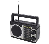 Fabater Retro Bluetooth Speaker, Portable Vintage Radio AM FM SW with Telescopic Antenna, 1200mA Rechargeable Bluetooth Speaker Radio for Home, Office, Kitchen