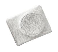 Fabater Retro Style Camera Case for ZV1F/ZV-1M2 Camera, Leather Case with Improved Grip and Versatile Mounting, for Vloggers and Content Creators (White)