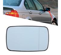 Fabater Right Heated Wing Mirror Glass for 3 Series E46 1998-2005 Blue Wide Angle Blind Spot Reduction Easy Installation