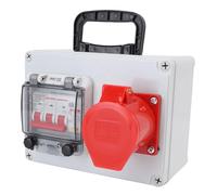 Fabater Robust Industrial Outlet Box Electrical Base with a Sealed Structure for Workshop and Temporary Power Supply Systems