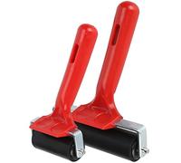 Fabater Roller, Rubber Brayer Roller for Printmaking Inking Gluing Application, Art Supplies with Stainless Steel Frame, Smooth Flexible for Prints Stamping (Rubber+Plastic)