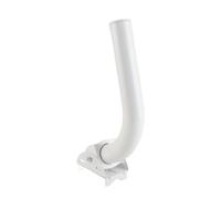 Fabater Satellite Antenna J Pole Mounting Kit for V2 Rectangular Dish, Wall Roof Installation Outdoor Mount Stand with Sturdy Stainless Steel, Easy Install for TV Antenna WiFi