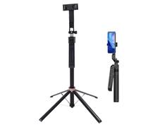 Fabater Selfie Stick Tripod, Automatic Face Tracking Camera Stand No App 360° Rotation with Remote Control, Extends From 12.8 to 70.87in for Phone Camera Vlog Live Streaming