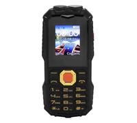 Fabater Senior Cell Phone with LED Chip and Exceptional Sound Quality for Senior Citizens Material: Zinc Alloy (Black)