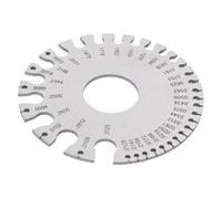 Fabater Sheet Metal Thickness, Durable and Easy to Read Stainless Steel Wire Welding for Welding Inspection Ruler