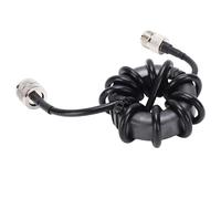 Fabater Shortwave Choke Ring, Common Mode Currents Minimize EMI Improve Signal Quality Shortwave Choke Coil 600W 1.8 to 30MHz High Temperature Resistance with M Male to M Female