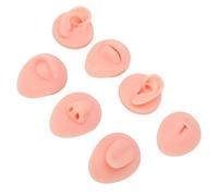 Fabater Silicone Body Parts Practice Model with Lifelike Appearance for Effective Learning, for Beginners-7pcs Soft Body Parts Kit (Light Skin)