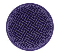 Fabater SM58S Microphone Head Replacement with Foam Wind Disc, Long-lasting Radiator Grille for UT2 SLX4, Ideal for Singers and Speakers (Purple)