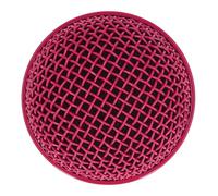 Fabater SM58S Microphone Head Replacement with Foam Wind Disc, Long-lasting Radiator Grille for UT2 SLX4, Ideal for Singers and Speakers (Rose Red)