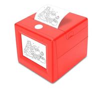 Fabater Smart AI Voice Sticker Printer Box, 2.8 Inch Screen Mini Sticker Printer for Kids with Color Pens and Printing Paper, Voice Activated Thermal Printers for Study Diary