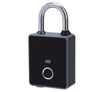 Fabater Smart Padlock, IP65 Fingerprint Padlock, 5 Versatile Unlocking Methods, Heavy Duty Combination Lock for Gate Outdoor Fence Storage Unit