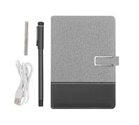 Fabater Smart Pen Notebook, 3 in 1 Real Time Digital Synchronization, Smartpen Writing Board Set, Store Handwritten Notes Digitally, Compatible for OS and Android Smartphone (Grey Black Patchwork)