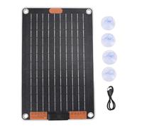 Fabater Solar Panel, 30W Double Sided Power Generation Ultra Slim Water Impermeable Fast Charging, 5V3A Portable Solar Panel Kit for Phone Electronics Outdoor Camping RV Travel