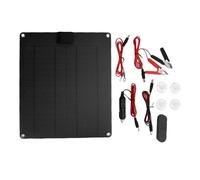 Fabater Solar Trickle Charger Set, 30W Portable Solar Panel Kit, Water Proof Battery Trickle Charger Maintainer with Controller for Cell Phone, Car, Boat, RV, Marine