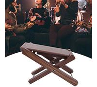Fabater Solid Wood Guitar Footstool Anti Skid Folding Footrest Pedal for Classical Flamenco Guitarists - Black Walnut Professional Accessory