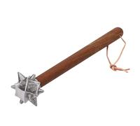 Fabater Spikey Ball Hammer with Wooden Handle Stainless Steel Multifunctional Car Tool for The Construction of Gardening