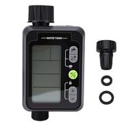 Fabater Sprinkler Timer, Programmable Water Timer for Garden Hose with Rain Delay/Manual/Automatic Watering System, LCD Display, Irrigrtion for Lawn Yard Garden Watering (English Version)