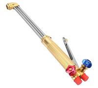Fabater Stainless Steel Oxygen Acetylene Cutting Torch 50cm Balanced Pressure Handle Gas Blow Pipe for Electric Welding Cutting Work Grinding Surface Non-Fade Thickened Anti-Slip Grip