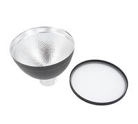 Fabater Standard Reflector Diffuser, 12cm Diameter 7.5cm Depth Softer Natural Light Concentrated Light Angle Standard Reflector Soft Diffuser, Flashes with
