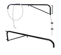 Fabater Swinging Arm Horse Wash Attachment, Wall-mounted Barn Spray Hose Boom Fits Standard Garden Hose, Anti Tangling and Trampling While Washing Your Horse, Hose Not Included