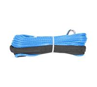 Fabater Synthetic Winch Cable 4.8mm X 15m 5500lbs Breaking Strength, Synthetic Winch Rope with Protective Cover for ATV UTV Truck Trailer Recovery (Blue)