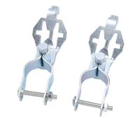 Fabater T-Post Gate Hinge Kit, 1-5/8in Heavy Duty Gate Hinge Pins, 2 Set Gates Post Hanger for Farm, Garden, Backyard, Galvanized Steel Hardware,