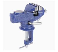 Fabater Table Vise 3 Inch with 360° Swivel Base, Blue (70mm Type)